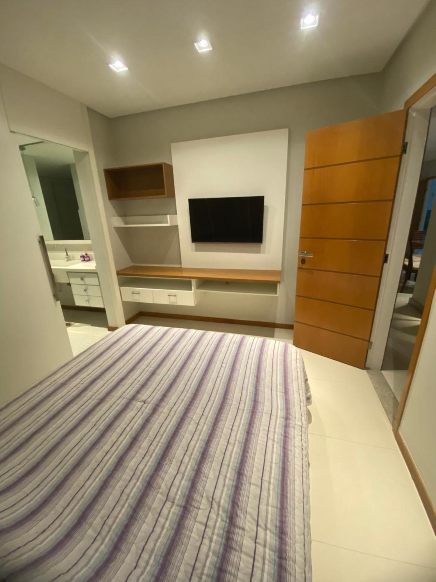 Apt 3Q Luxo Com Ar E Jacuzzi Na Beira Mar กวาราปารี ภายนอก รูปภาพ