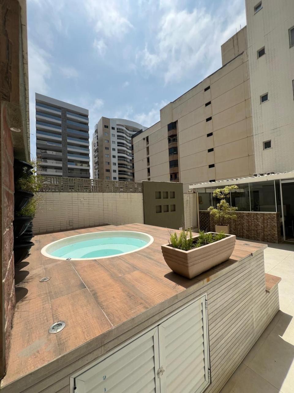 Apt 3Q Luxo Com Ar E Jacuzzi Na Beira Mar กวาราปารี ภายนอก รูปภาพ